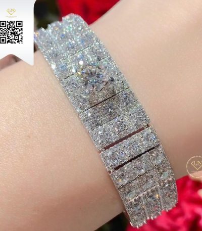 Lắc Tay Kim Cương L3736 Kim Cương Giá Tốt