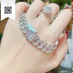Lắc Tay Kim Cương L3915 Long Ngọc luxury