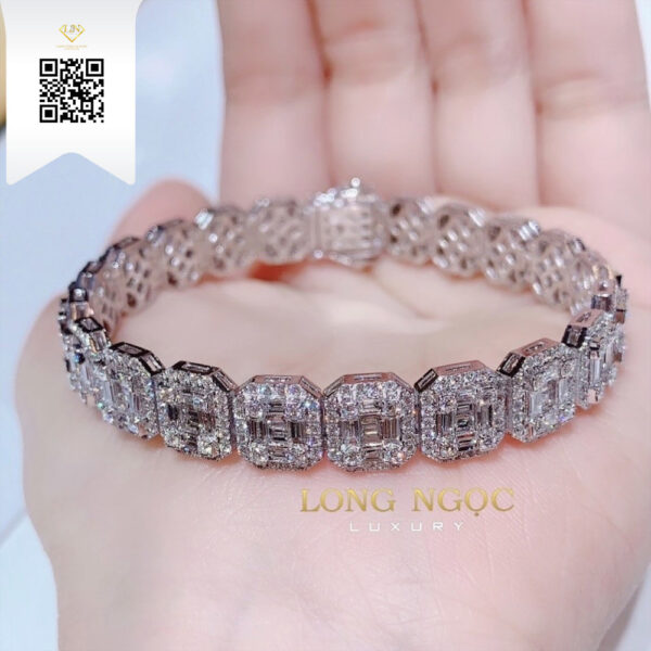 Lắc Tay Kim Cương L39812 Dương Trần Daimond