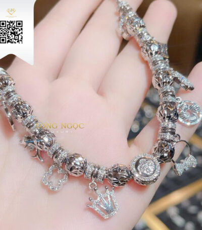 Lắc Tay Kim Cương L41322 Kim Cương Giá Tốt