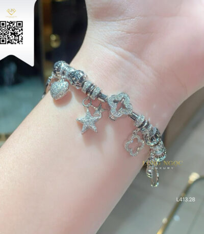 Lắc Tay Kim Cương L41328 Kim Cương Giá Tốt