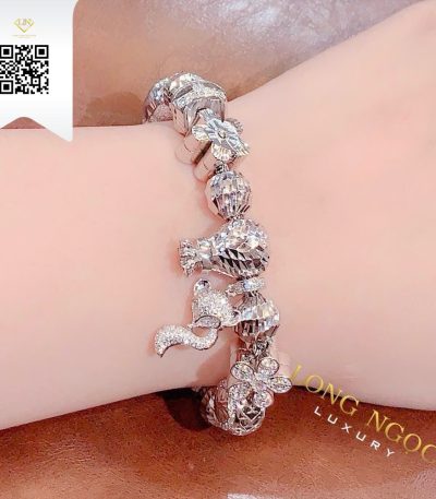 Lắc Tay Kim Cương L41341 Kim Cương Giá Tốt