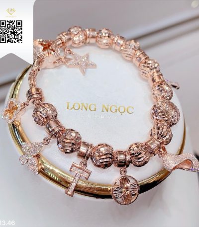 Lắc Tay Kim Cương L41346 Kim Cương Giá Tốt