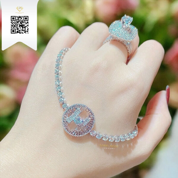 Lắc Tay Kim Cương L4214 Dương Trần Daimond