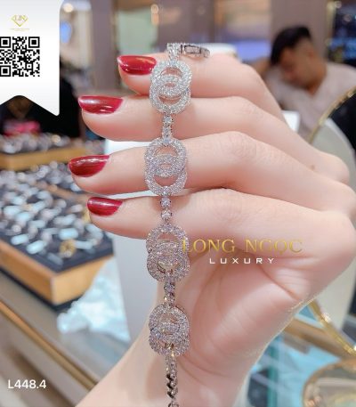 Lắc Tay Kim Cương L4484 Kim Cương Giá Tốt