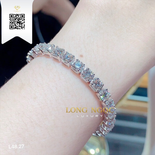 Lắc Tay Kim Cương L4827 Dương Trần Daimond