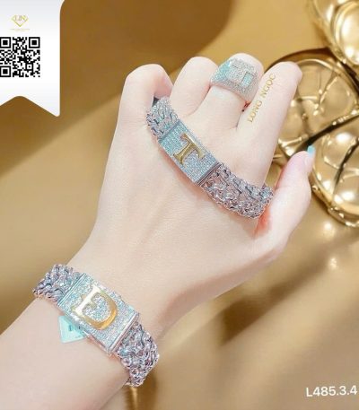 Lắc Tay Kim Cương L4853 Kim Cương Giá Tốt