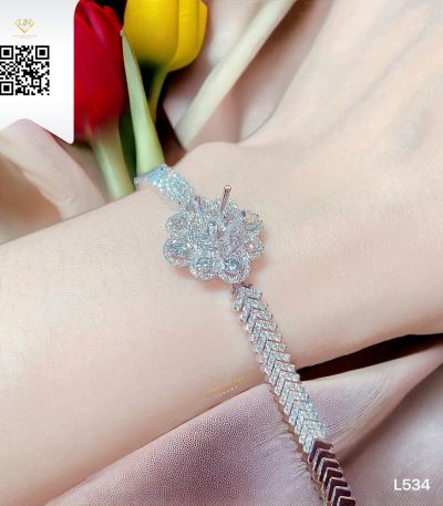 Lắc Tay Kim Cương L534 Kim Cương Giá Tốt