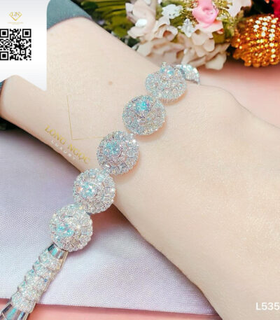 Lắc Tay Kim Cương L535 Kim Cương Giá Tốt