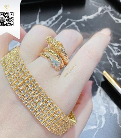 Lắc Tay Kim Cương L536 Kim Cương Giá Tốt