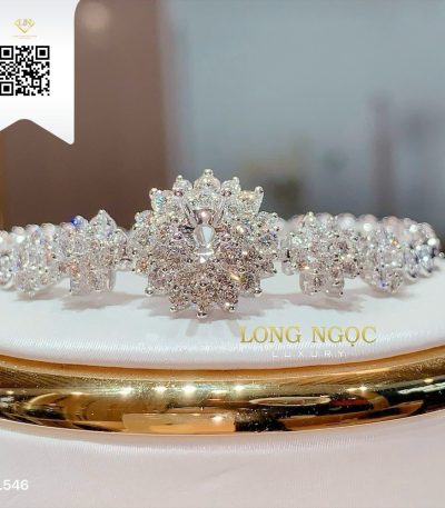 Lắc Tay Kim Cương L546 Kim Cương Giá Tốt