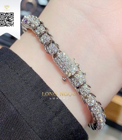 Lắc Tay Kim Cương L551 Kim Cương Giá Tốt