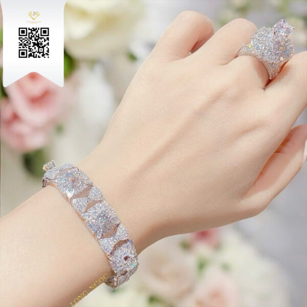 Lắc Tay Kim Cương L562 Dương Trần Daimond