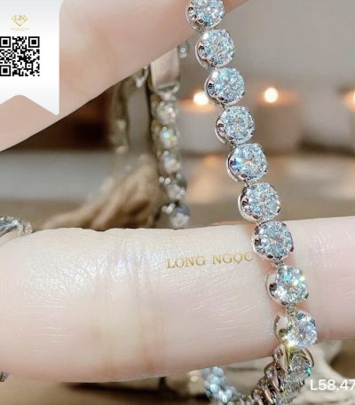 Lắc Tay Kim Cương L5847 Kim Cương Giá Tốt