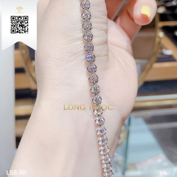 Lắc Tay Kim Cương L5850 Dương Trần Daimond
