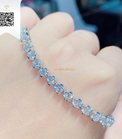 Lắc Tay Kim Cương L587 Kim Cương Giá Tốt