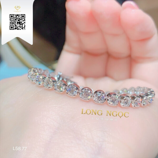 Lắc Tay Kim Cương L5877 Dương Trần Daimond