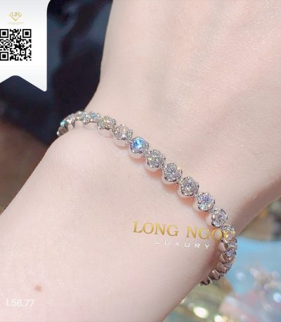 Lắc Tay Kim Cương L5877 Kim Cương Giá Tốt