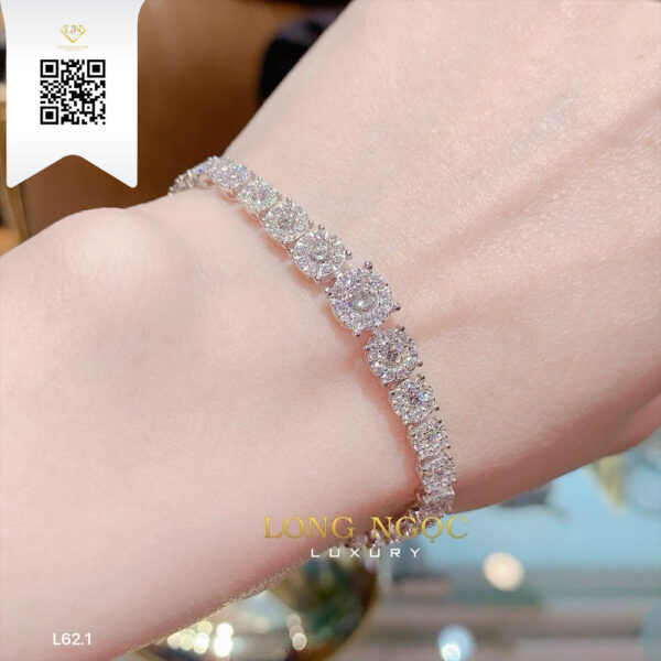Lắc Tay Kim Cương L621 Dương Trần Daimond