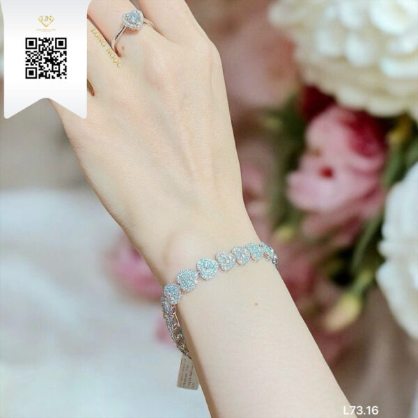 Lắc Tay Kim Cương L7316 Dương Trần Daimond