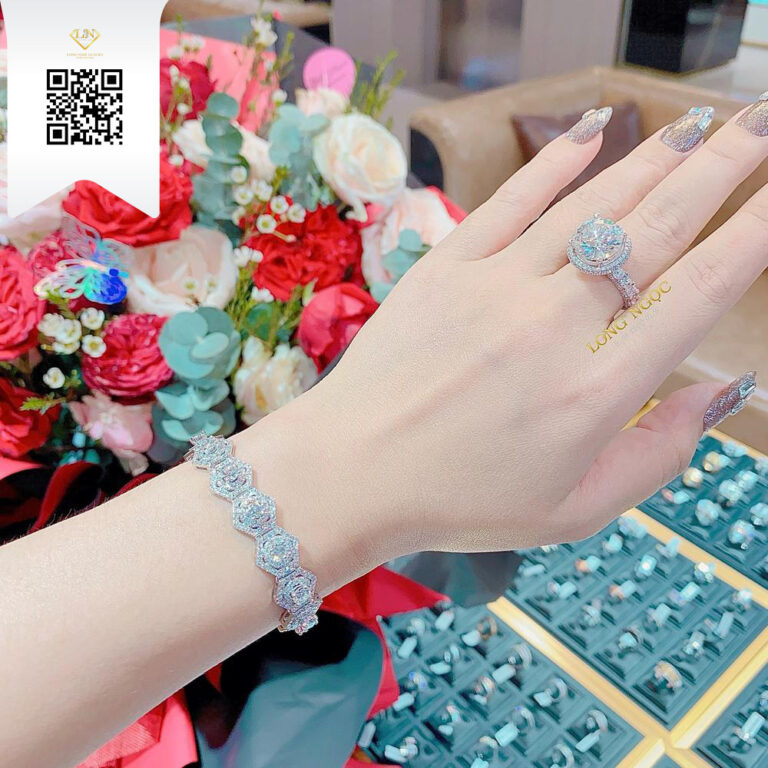 Lắc Tay Kim Cương V248 Dương Trần Daimond