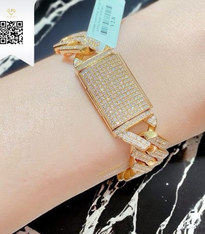 Lắc Tay Kim Cương V28 Kim Cương Giá Tốt