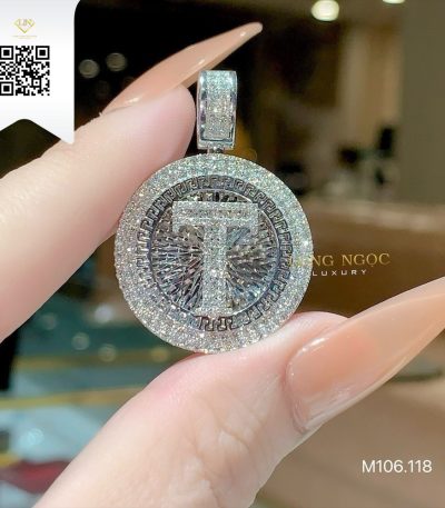 Mặt Dây Kim Cương M106118 Kim Cương Giá Tốt