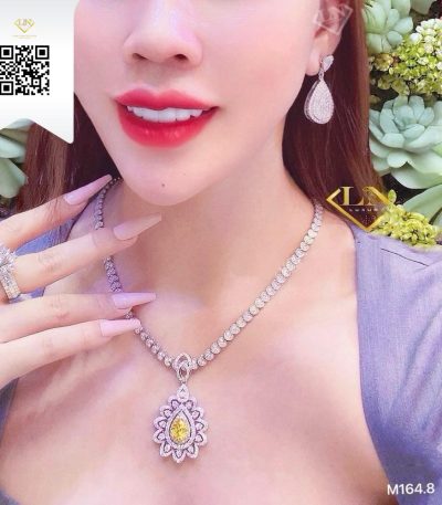 Mặt Dây Kim Cương M1648 Kim Cương Giá Tốt