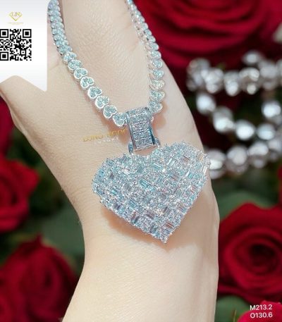 Mặt Dây Kim Cương M2132 Kim Cương Giá Tốt