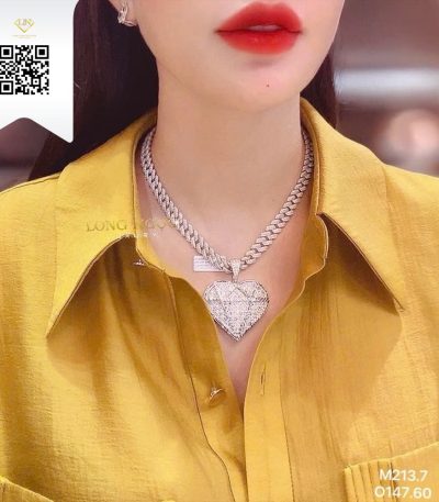 Mặt Dây Kim Cương M2137 Kim Cương Giá Tốt