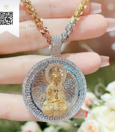 Mặt Dây Kim Cương M25812 Kim Cương Giá Tốt