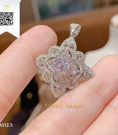 Mặt Dây Kim Cương M3123 Kim Cương Giá Tốt