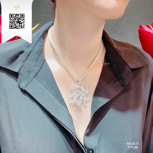 Mặt Dây Kim Cương M33817 Dương Trần Daimond