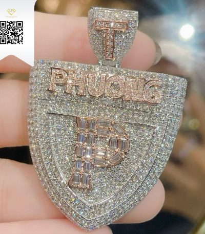 Mặt Dây Kim Cương M4681 Kim Cương Giá Tốt