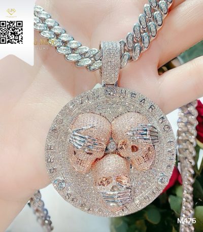 Mặt Dây Kim Cương M475 Kim Cương Giá Tốt