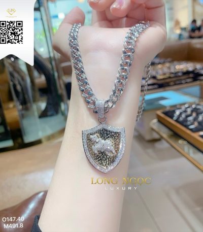 Mặt Dây Kim Cương M4918 Kim Cương Giá Tốt