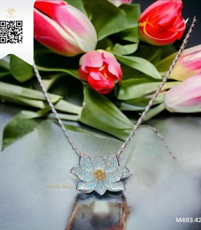 Mặt Dây Kim Cương M49342 Kim Cương Giá Tốt