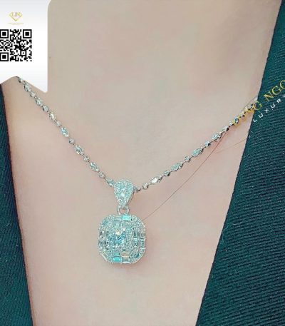 Mặt Dây Kim Cương M529 Kim Cương Giá Tốt