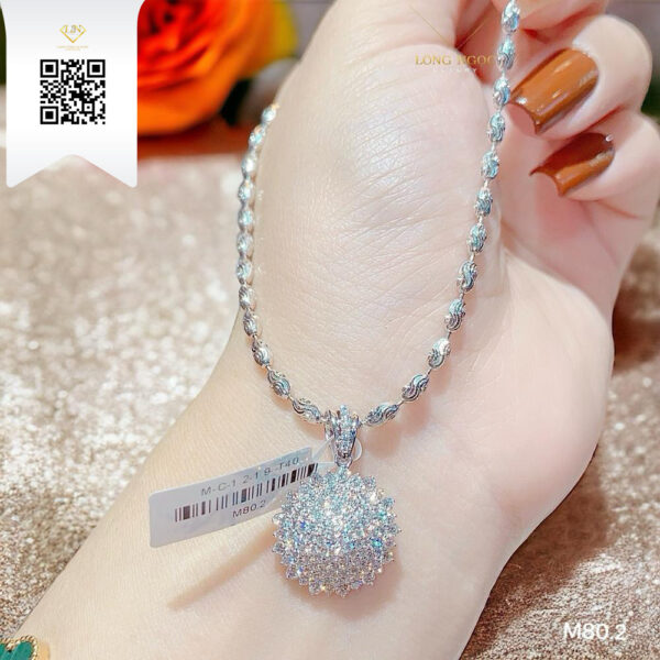 Mặt Dây Kim Cương M802 Dương Trần Daimond