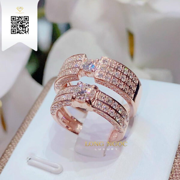 Nhẫn Cặp Kim Cương N191 Dương Trần Daimond
