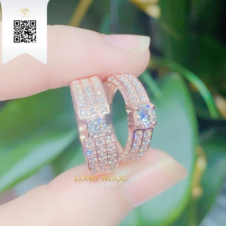 Nhẫn Cặp Kim Cương N191 Kim Cương Giá Tốt