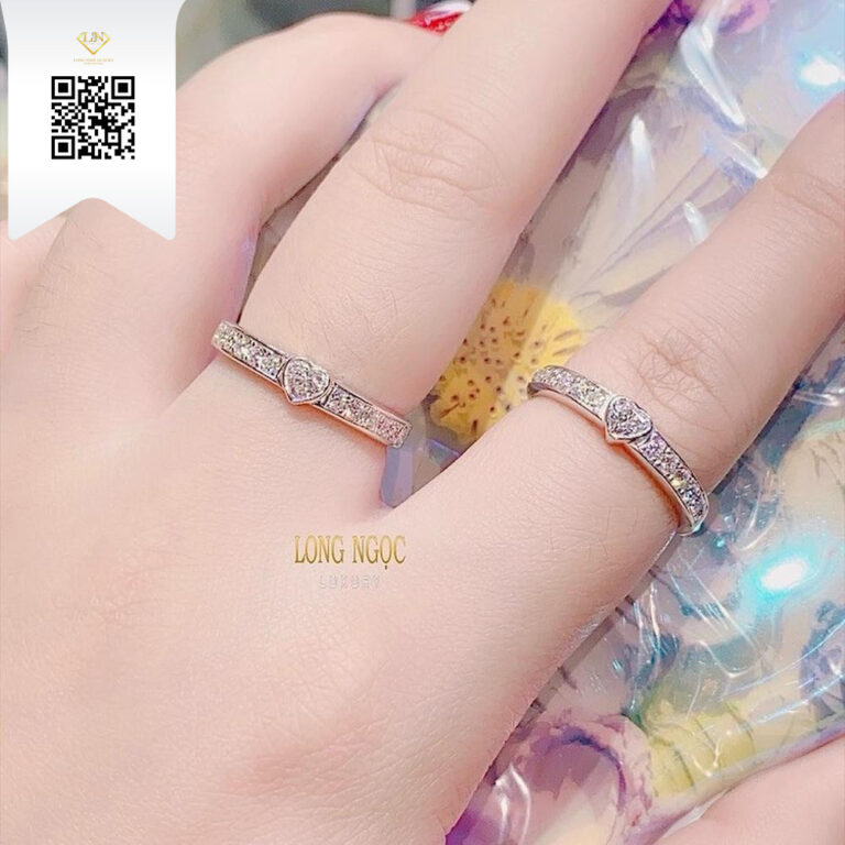 Nhẫn Cặp Kim Cương N489 Kim Cương Giá Tốt