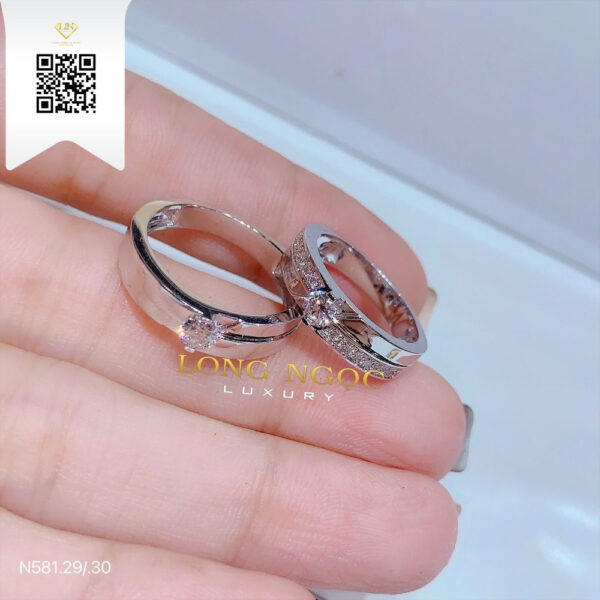 Nhẫn Cặp Kim Cương N58129 Dương Trần Daimond