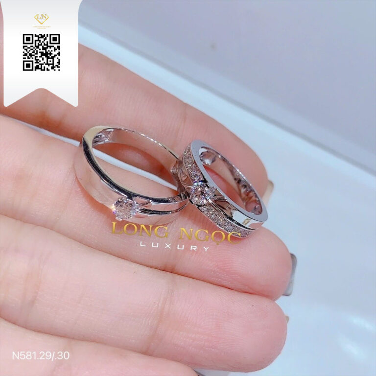 Nhẫn Cặp Kim Cương N58129 Dương Trần Daimond