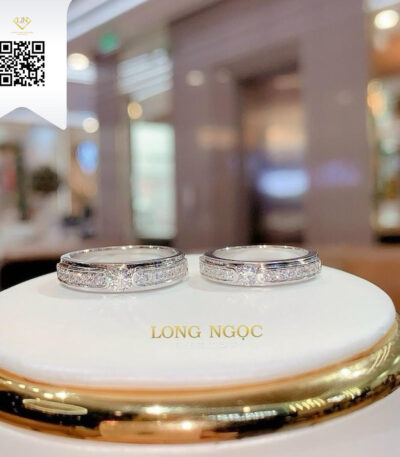 Nhẫn Cặp Kim Cương N632 Kim Cương Giá Tốt