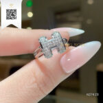 Nhẫn Chữ H Kim Cương N27423 Trần Dương Daimond Long Ngọc Luxury