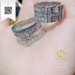 Nhẫn Chữ H Kim Cương N460525 Long Ngọc luxury