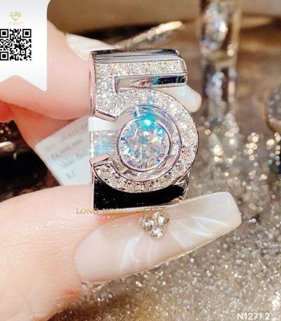 Nhẫn Chữ Kim Cương N12712 Dương Trần Daimond