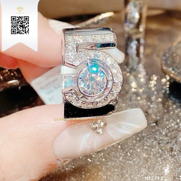 Nhẫn Chữ Kim Cương N12712 Dương Trần Daimond
