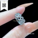 Nhẫn Chữ Kim Cương N1330145 Long Ngọc luxury